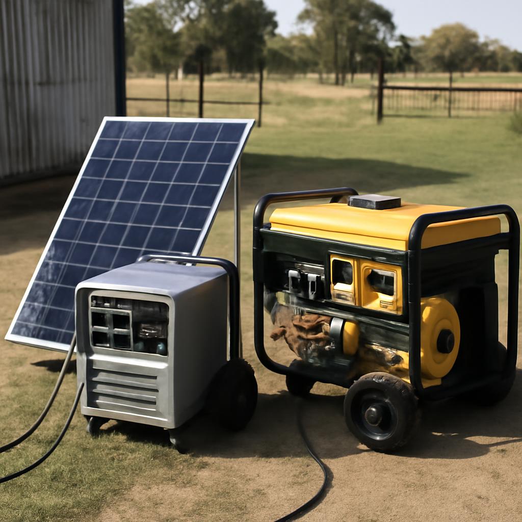 Solar powered electrical generator vs diesel: Buyer's guide