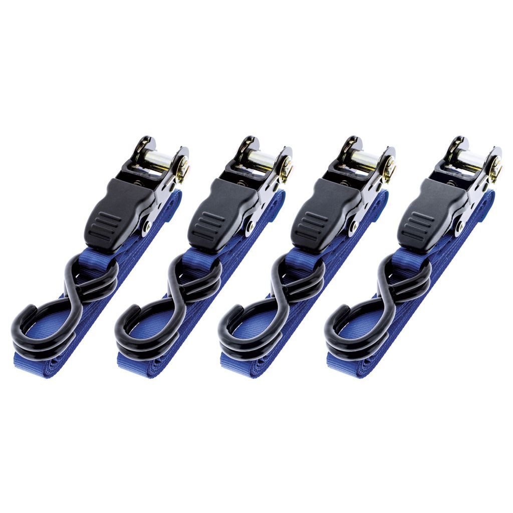 4-Pack Ratchet Tiedown Straps Review