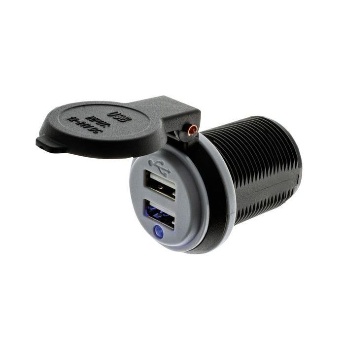 Dual USB Socket with Straight Terminals Review