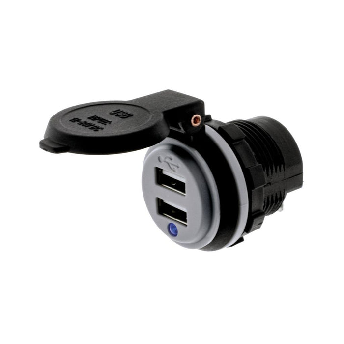 Dual USB Socket with 90-Degree Terminals Review
