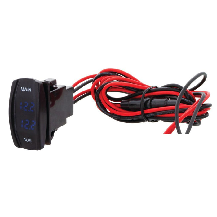 Dual Switch Size Blue Voltmeter Review