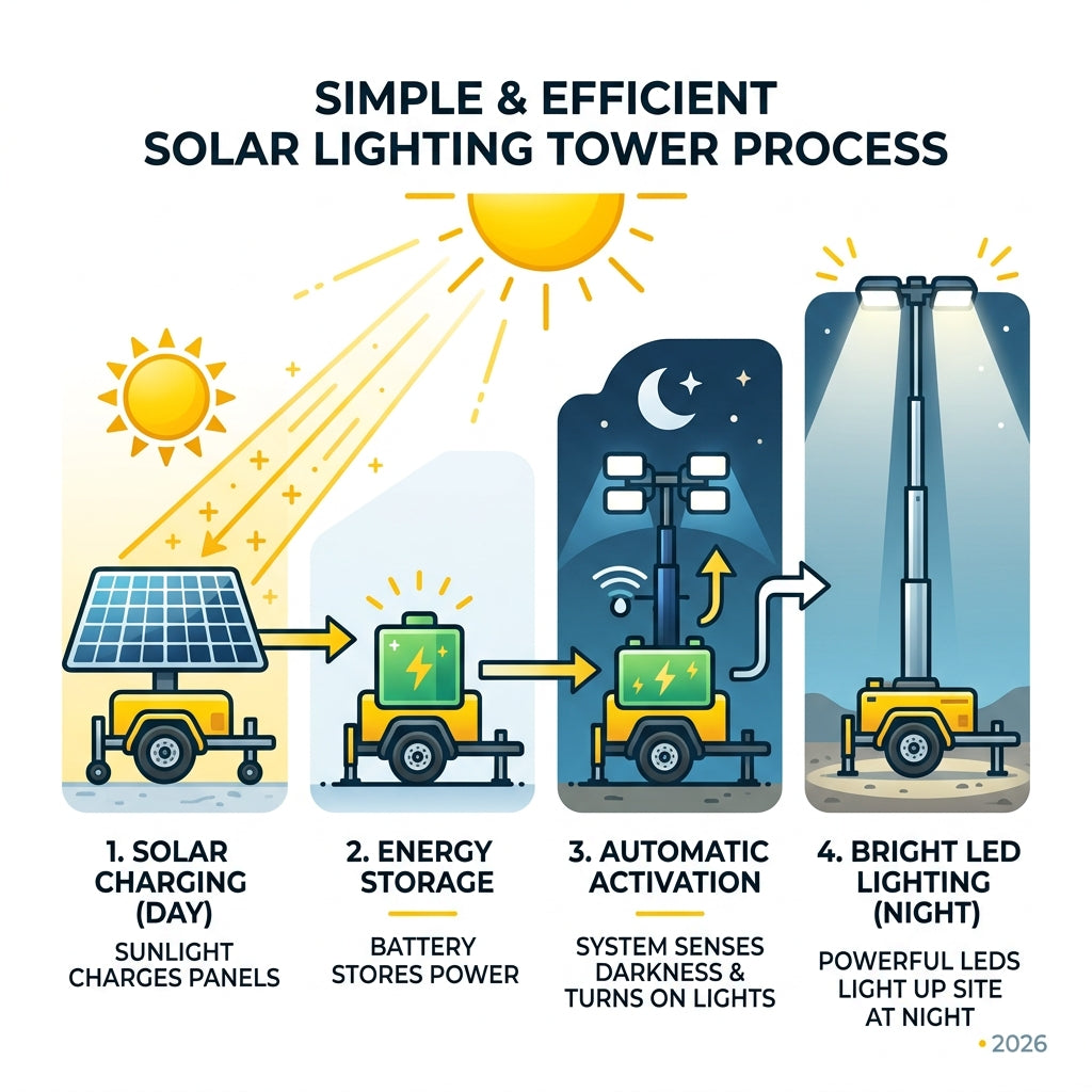Solar Lighting Tower Buyer Guide for Australian Sites