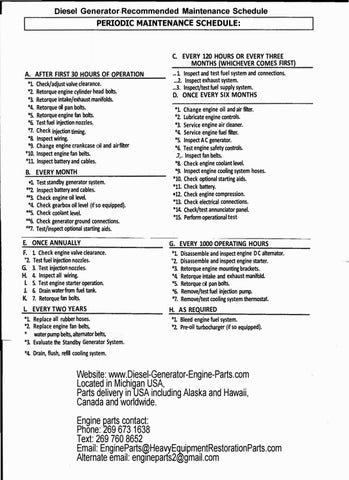 Diesel Generator Service Made Easy: Your 12-Month Checklist