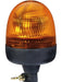 Hella Rota Compact 12V Amber Lens Beacon w/ Flexible Pole Mount 009506001 Emergency and Warning Lights Hella - Micks Gone Bush