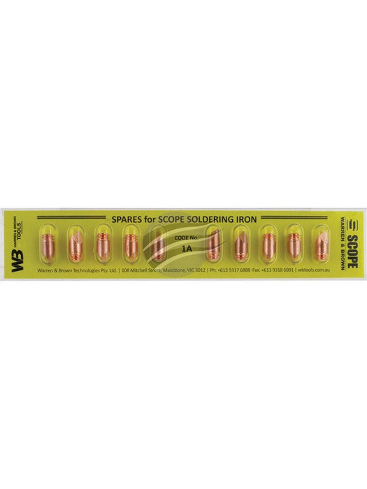 Scope Soldering Iron Tip 6.4mm Pack of 10 01A SCOPE - Micks Gone Bush