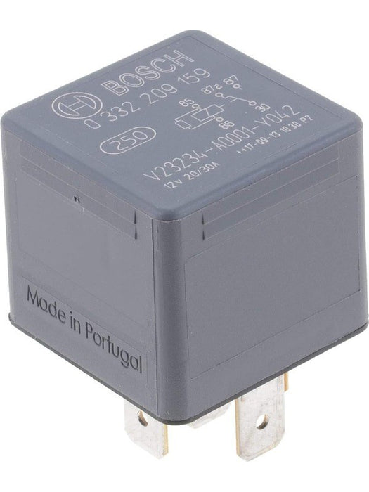 Bosch C/Over Mini Relay 12V 30/20Amp N/O 5 Pin No Bracket Diode 0332209152 Relays BOSCH - Micks Gone Bush