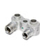 Vintage Air Compressor Adapter 2 Port 8 AN Male O-Ring Discharge / 10 A (45024) 045024 Air Conditioning Fittings Vintage Air - Micks Gone Bush