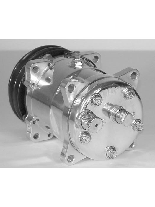 Vintage Air Sanden508 Rear Exit Compressor 7 Groove Serpentine Pol 047003-MUQ Vintage Air - Micks Gone Bush