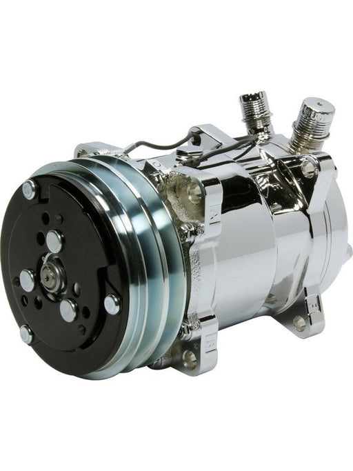 Vintage Air Air Conditioning Compressor Sanden SD 508 R-134A 2 Grove V- (48085) 048085 AC Compressors Vintage Air - Micks Gone Bush