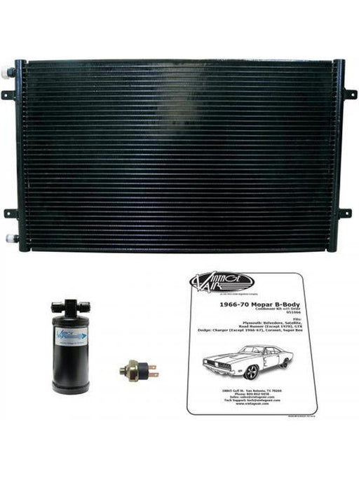 Vintage Air Condenser with Drier For 66-70 Mopar B-Body 051066 Condensers, Evaporators Vintage Air - Micks Gone Bush