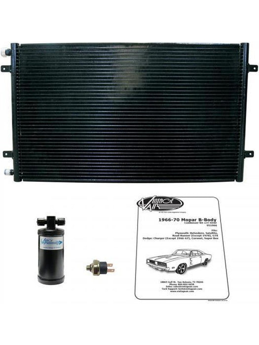Vintage Air Condenser with Drier For 66-70 Mopar B-Body 051066 Condensers, Evaporators Vintage Air - Micks Gone Bush