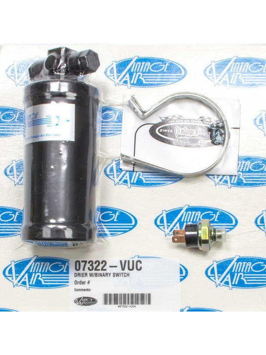 Vintage Air Std Black Drier W/Safety Switch 2.5X6 07322-VUC Vintage Air - Micks Gone Bush