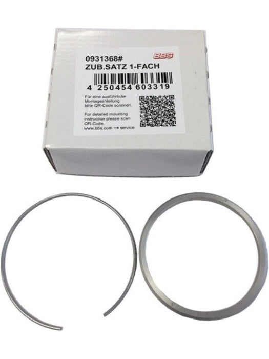 BBS PFS KIT For BMW Includes 82mm OD 72.5mm ID Ring / 82mm Clip 09.31.368 BBS - Micks Gone Bush