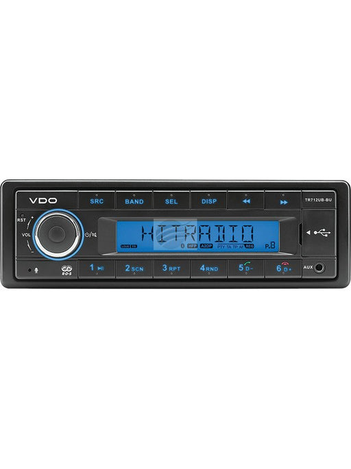 VDO Mp3 Rds Bluetooth Tuner 12V 4X 41W with USB & Aux Port, Fixed Face 101.264 Radio Components VDO - Micks Gone Bush