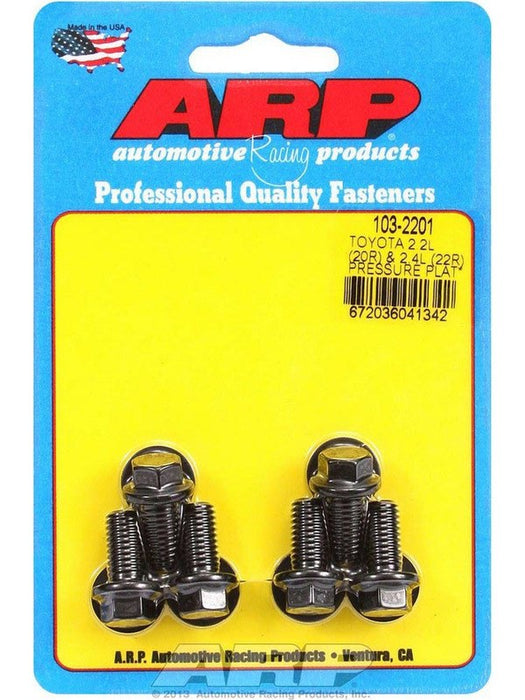 ARP Pressure Plate Bolts High Hex 8mm x 1.25 Thread Black For Toyota 103-2201 ARP - Micks Gone Bush