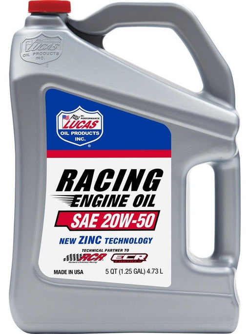 Lucas Oil SAE 20W-50 Racing Motor Oil 4.73 Litres 10621 Lucas Oil - Micks Gone Bush