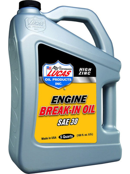 Lucas Oil Motor Oil High Zinc Break-In 30W Conventional 4.73 Litres 10631 Lucas Oil - Micks Gone Bush