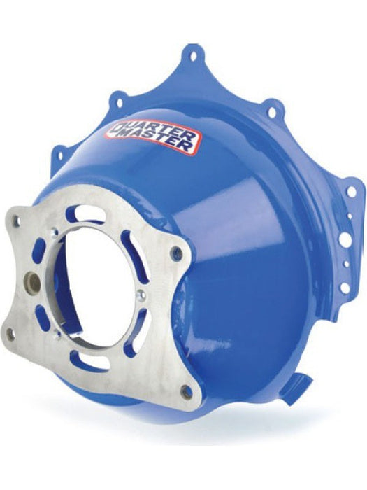 Quarter Master Bellhousing Block Mount Starter Steel Blue Powder Coat 110440 Quarter Master - Micks Gone Bush