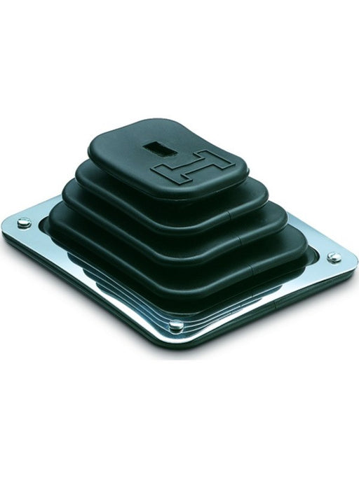 Hurst Shifter Boot B4 5-1/4 in x 6-1/2 in Base Square Boot Rubber / S 1144580 Hurst - Micks Gone Bush