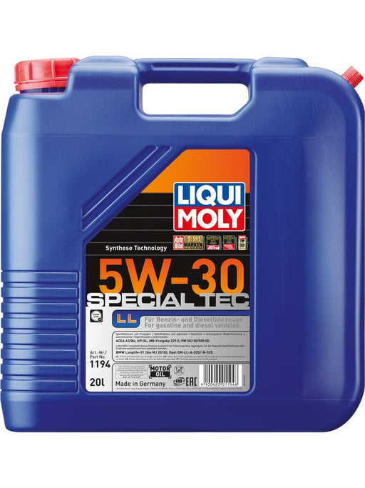 Liqui Moly Special Tec LL 5W-30 20L 1194 Liqui Moly - Micks Gone Bush