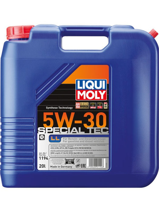 Liqui Moly Special Tec LL 5W-30 20L 1194 Liqui Moly - Micks Gone Bush