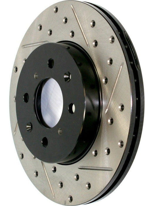 StopTech 14-15 For Mini Cooper Base Slotted & Drilled Rear Left Rot 127.34159L STOPTECH - Micks Gone Bush