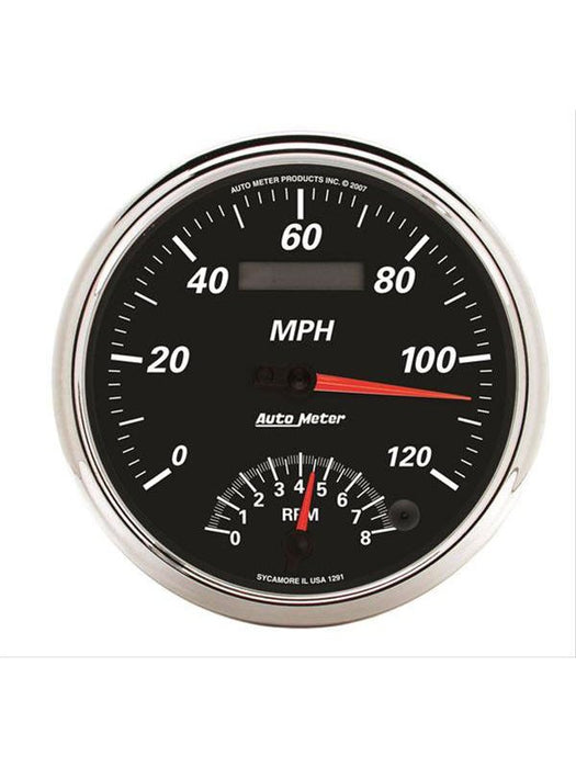 Auto Meter 5" Combo Gauge Speedo/ Tacho Designer Black Analog 120 MPH 8k 1291 Autometer - Micks Gone Bush