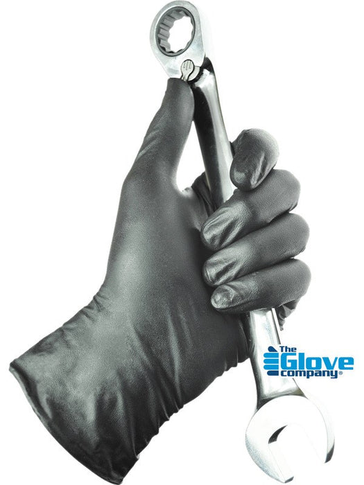 TGC Black Rocket Nitrile Disposable Gloves Box of 100 Size M 130002 The Glove Company - Micks Gone Bush