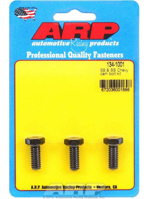 ARP Cam Bolts Black 5/16"-18 x .750" UHL Chevy Big/Small Block Qty 3 134-1001 ARP - Micks Gone Bush