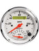 Auto Meter Combo Gauge Speedo Tacho Arctic White Analog 3 3/8" 120 MPH 8k 1381 Autometer - Micks Gone Bush