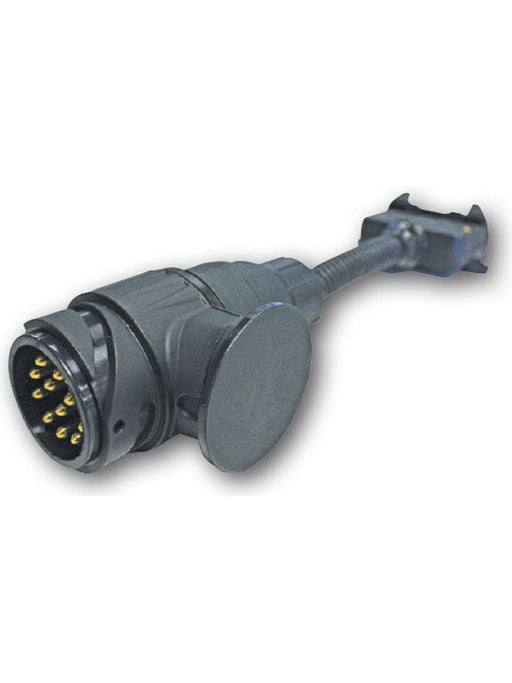 ARK Trailer Adaptor 13 Pin Large Round Socket Car To 7 Pin Flat Plug 13S2FP Sockets & Socket Tools ARK - Micks Gone Bush