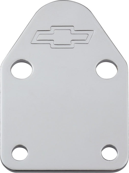 AC Delco Fuel Pump Block-Off Plate Steel Chrome Plated For Chevrolet 141-210 AC Delco - Micks Gone Bush