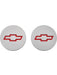 AC Delco Freeze Plug Insert Bowtie Emblem GM Licensed Red Pair 141-233 AC Delco - Micks Gone Bush