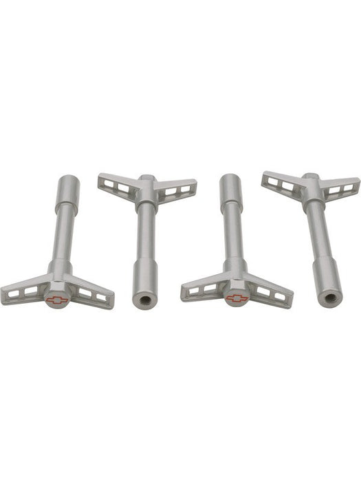AC Delco Valve Cover Wing Nuts Metallic Grey Bowtie Emblem Set of 4 141-364 AC Delco - Micks Gone Bush