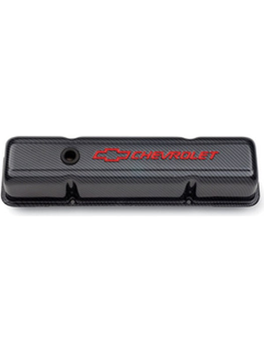 AC Delco Valve Covers Tall Height Stamped Steel Carbon Fibre Finish 141-712 AC Delco - Micks Gone Bush