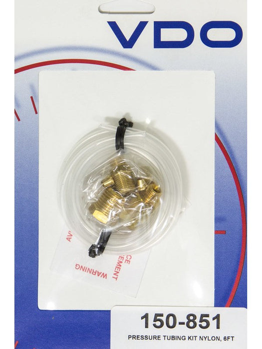 VDO Gauge Tubing - 6 ft - 1/8 in OD - Brass Fittings - Plastic - Kit (150-851) 150.851 Gauge Fittings & Adapters VDO - Micks Gone Bush
