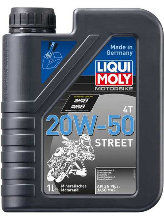 Liqui Moly Motorbike 4T 20W-50 Mineral Street Motor Oil 1L 1500 Liqui Moly - Micks Gone Bush