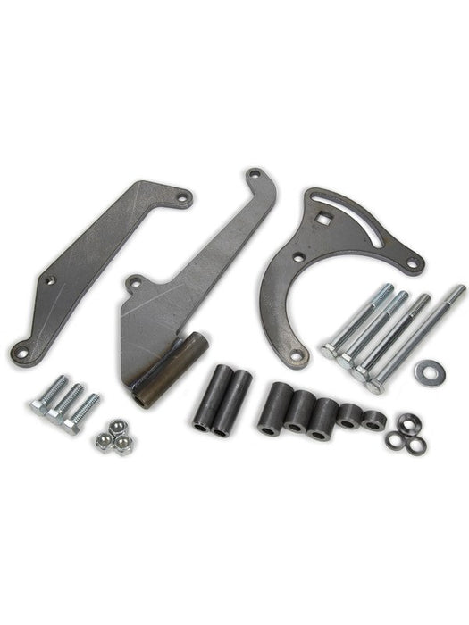 Vintage Air Compressor Bracket Driver Side Steel Natural Long Water 15123-VCB Vintage Air - Micks Gone Bush