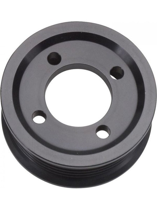 Edelbrock Supercharger Pulley Serpentine 2.75 in OD Aluminum Black Powd 15823 Edelbrock - Micks Gone Bush