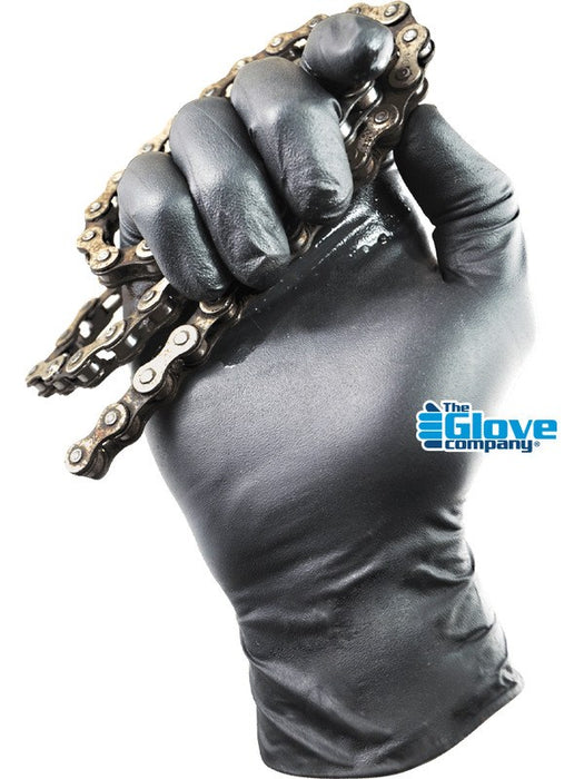 TGC Black Nitrile Gloves - Medium, Box of 100 160002 THE GLOVE COMPANY - Micks Gone Bush