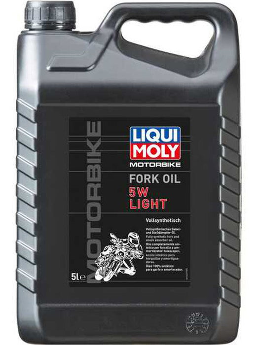 Liqui Moly Full Synthetic Motorbike Fork Oil 5W Light 5L 1623 Liqui Moly - Micks Gone Bush