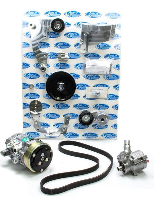 Vintage Air Pulley Kit Front Runner 6 Rib Serpentine Aluminum Natural 174020 Vintage Air - Micks Gone Bush