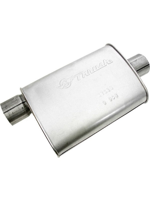 Dynomax Muffler Hush Super Turbo 3 in Offset Inlet 3 in Center Outlet 1 17635 Dynomax - Micks Gone Bush