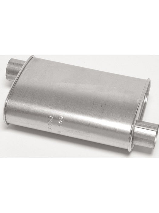 Dynomax Muffler Thrush Turbo 2-1/2 in Offset Inlet 2-1/2 in Offset Outl 17696 Dynomax - Micks Gone Bush