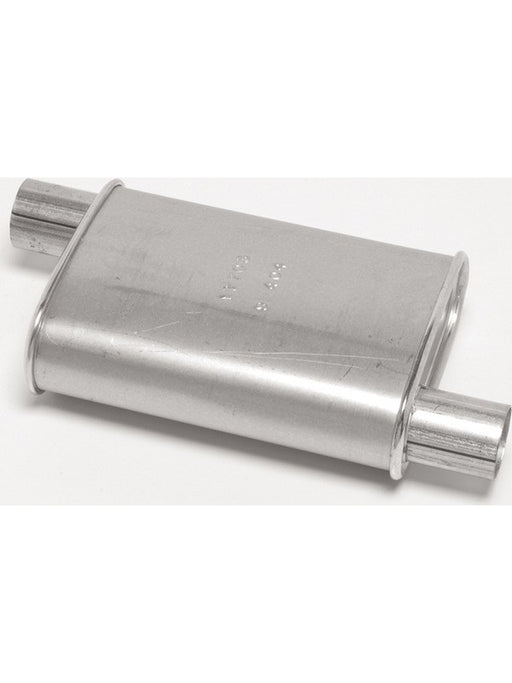 Dynomax Muffler Thrush Turbo 2 in Offset Inlet 2 in Offset Outlet 11 x 17703 Dynomax - Micks Gone Bush