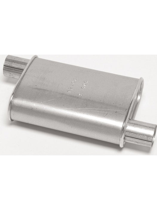 Dynomax Muffler Thrush Turbo 2 in Offset Inlet 2 in Offset Outlet 11 x 17703 Dynomax - Micks Gone Bush