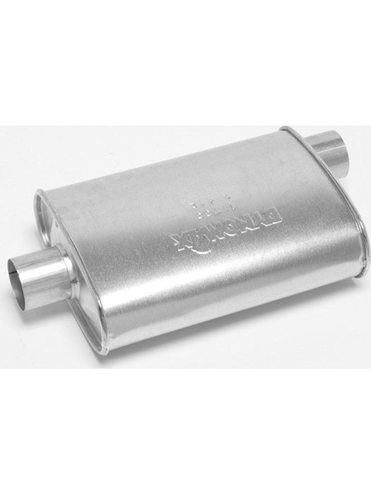 Dynomax Muffler Super Turbo 3 in Offset Inlet 3 in Center Outlet 14 x 4 17744 Dynomax - Micks Gone Bush