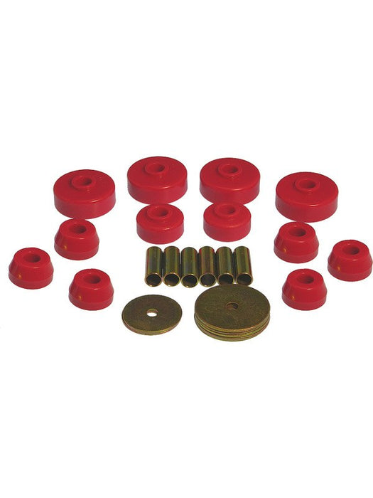 Prothane For 79-88 Toyota Truck 4wd Body Mount Kit Red 18-101 Prothane - Micks Gone Bush