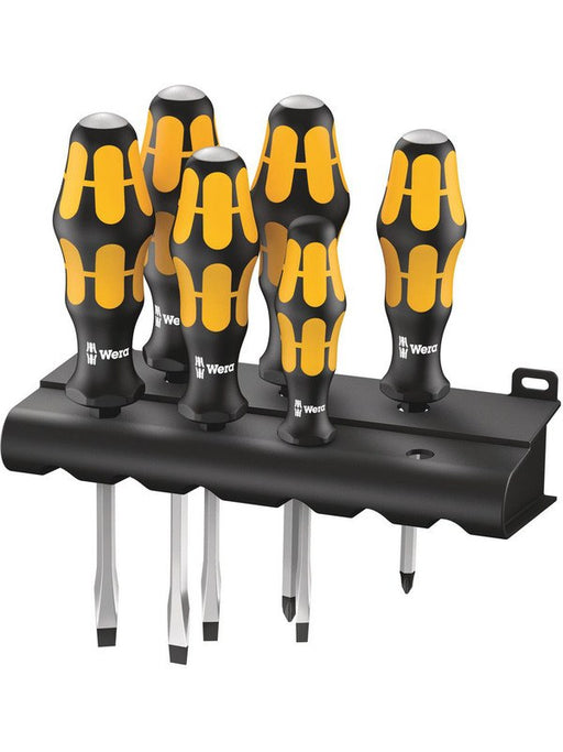 Wera 932/918/6 Screwdriver Set Chiseldriver and Rack 6pcs 018287 WERA - Micks Gone Bush