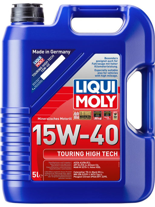 Liqui Moly Touring High Tech 15W-40 5L 1862 Motor Oils Liqui Moly - Micks Gone Bush